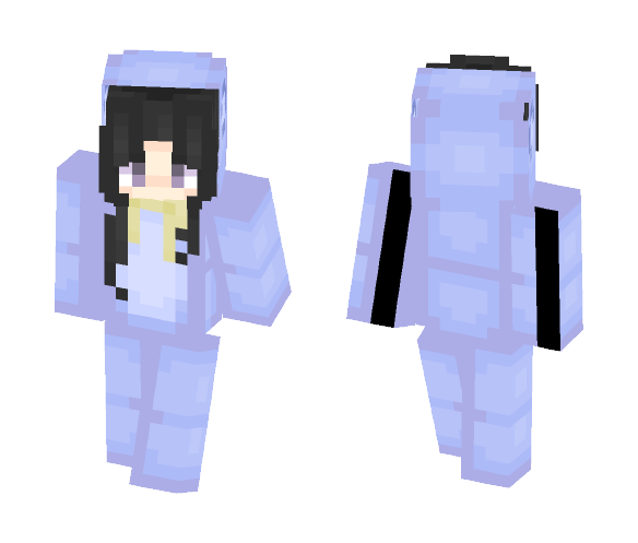 Blue Bear Onesie - Female Minecraft Skins - image 1