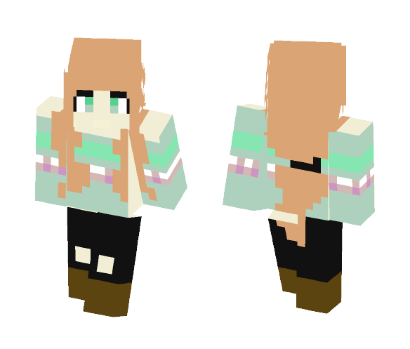 Ginger Sweater - Female Minecraft Skins - image 1