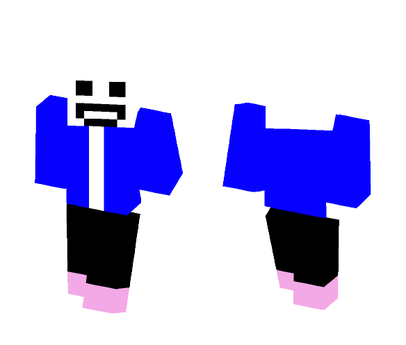 Undertale - sans the skeleton - Male Minecraft Skins - image 1