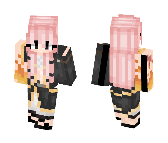 Genderbended Natsu - Female Minecraft Skins - image 1