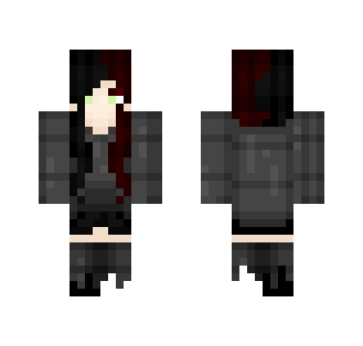 Grey Sweater - Female Minecraft Skins - image 2
