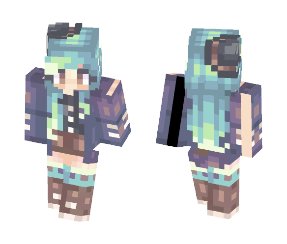 Neon / ST with Gorvell - Female Minecraft Skins - image 1
