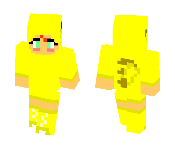 Pikachu Suit Girl(Mine) - Female Minecraft Skins - image 1