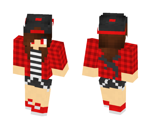 Red Girl - Girl Minecraft Skins - image 1