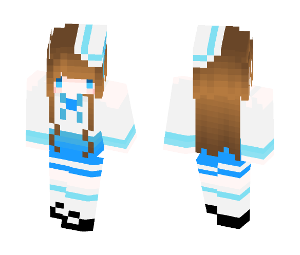 girl51 3 pixel arms - Female Minecraft Skins - image 1