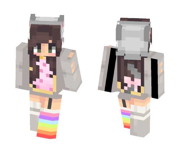 кαωαιι иуαи ¢αт - Female Minecraft Skins - image 1
