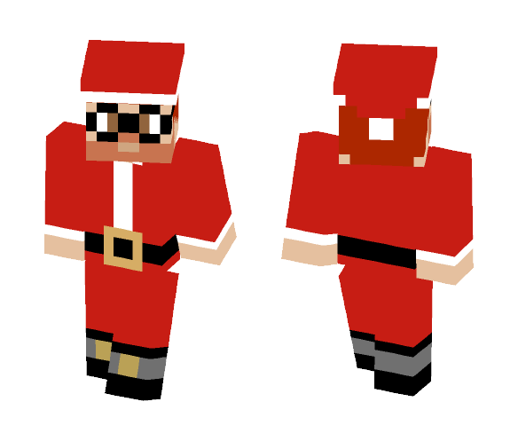 Father Christmas with Eyeglasses - Christmas Minecraft Skins - image 1