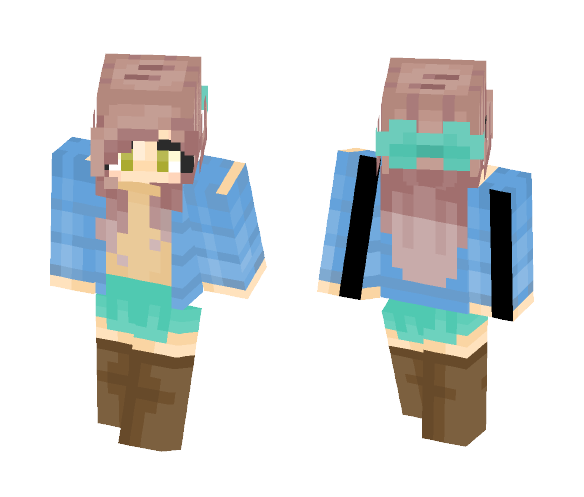 Pretty Plaid - Female Minecraft Skins - image 1