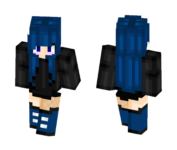 Blue Lover Tanya - Male Minecraft Skins - image 1