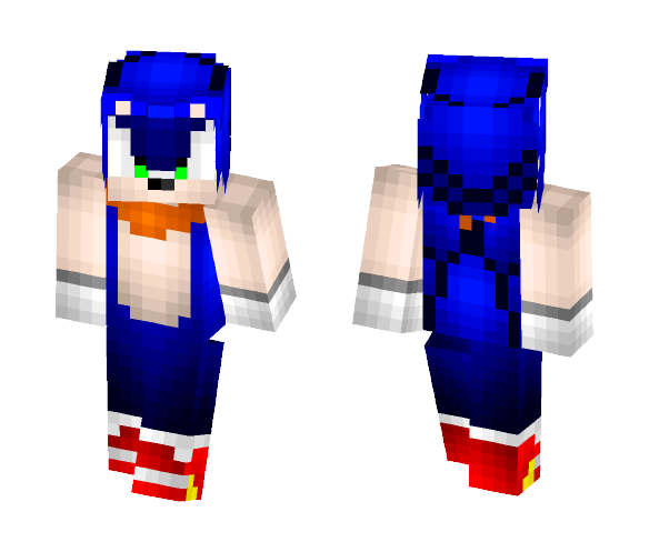 Download Free sonic Skin for Minecraft image 1. sonic - Male Minecraft Skin...