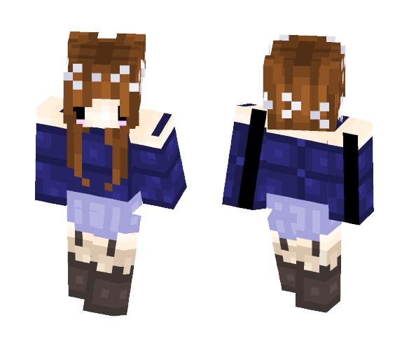 ☕ Fall Tumbler Girl ☕ - Girl Minecraft Skins - image 1