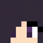 Gray Purple Emo Chick - Female Minecraft Skins - image 3