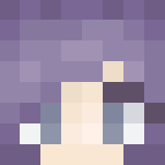 Purple haired girl - Color Haired Girls Minecraft Skins - image 3