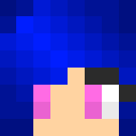 Rainbow Girl Blue Hair - Color Haired Girls Minecraft Skins - image 3
