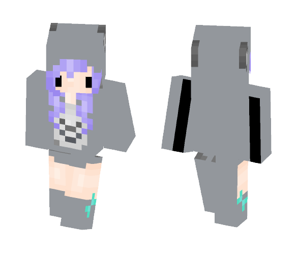 Chibi Totoro - Female Minecraft Skins - image 1