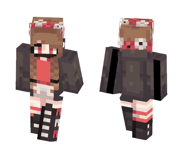 dark ninja - Female Minecraft Skins - image 1