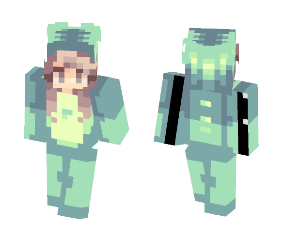 Dino Onesie •~• - Female Minecraft Skins - image 1