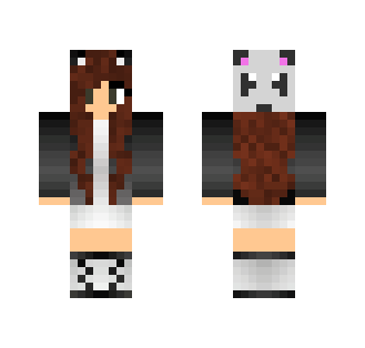 Panda Beanie - Male Minecraft Skins - image 2