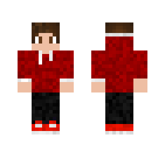 Red Hoodie Boy - Boy Minecraft Skins - image 2