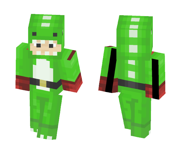 ~Apo~ Dinosaur Onesie *Requested* - Male Minecraft Skins - image 1