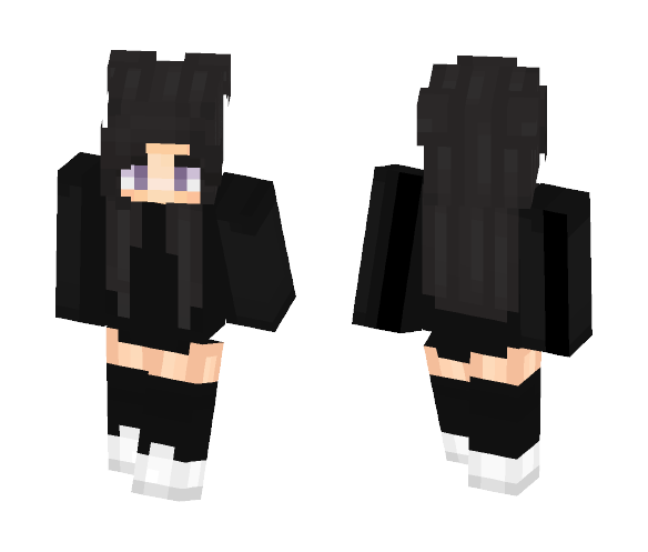 Black ♡ - Female Minecraft Skins - image 1