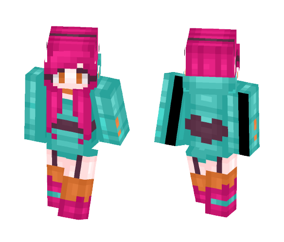 Color Hearts - Female Minecraft Skins - image 1
