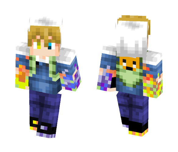 Finn (With Fire) - Male Minecraft Skins - image 1