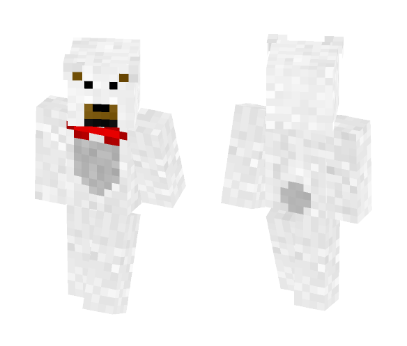 A Cute Polar Bear - Male Minecraft Skins - image 1