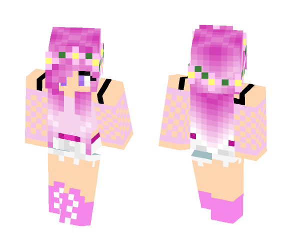 Pink Menina Girl - Girl Minecraft Skins - image 1