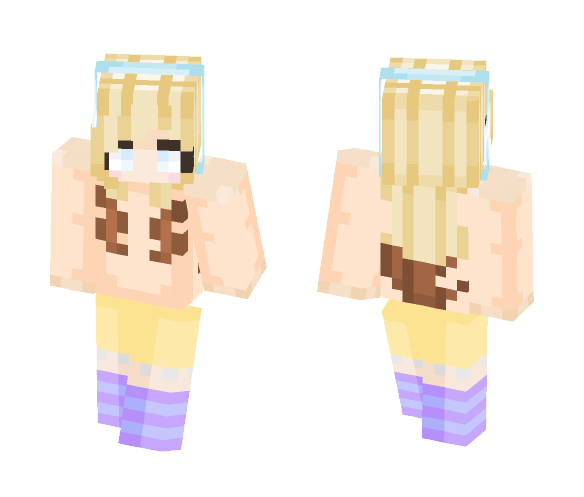 vanιlla cнoco | oc | ɑɗɗɪ - Female Minecraft Skins - image 1
