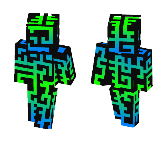 Cool pattern Blue-Green - Other Minecraft Skins - image 1