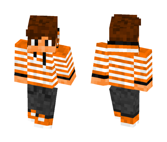 orange skin - Male Minecraft Skins - image 1
