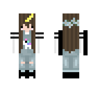 Unicorn Overalls - Female Minecraft Skins - image 2