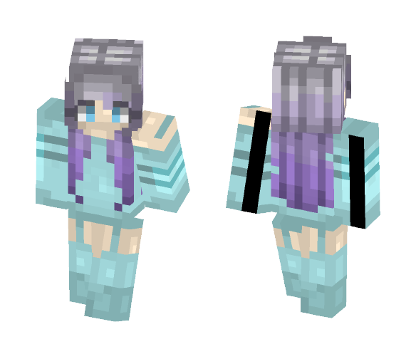 Lilac Skies - Female Minecraft Skins - image 1