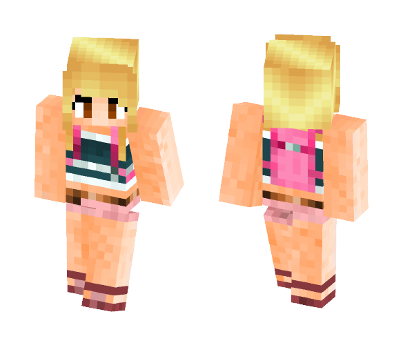 Lucy Heartfilia~Tenrou Island - Female Minecraft Skins - image 1