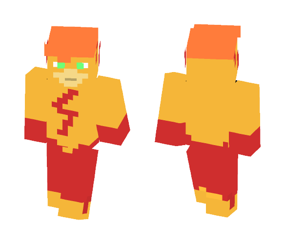 Kid Flash (Wally West) - Male Minecraft Skins - image 1