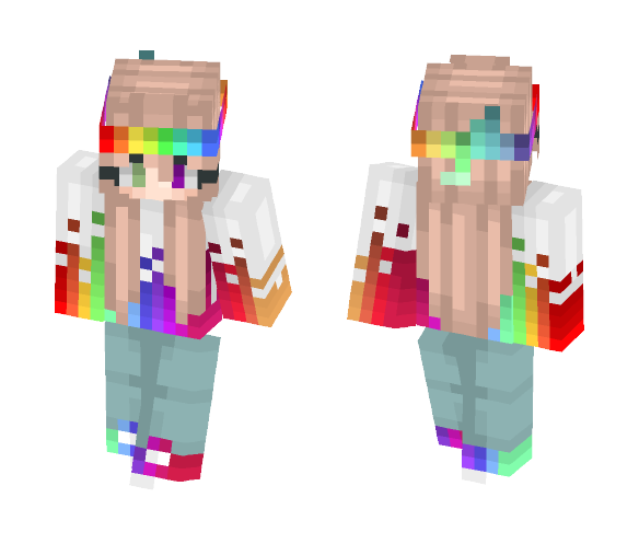 Rainbows - Male Minecraft Skins - image 1