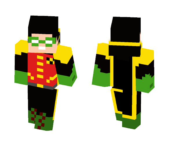 Robin (Damian) (Dc) - Comics Minecraft Skins - image 1