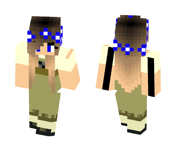 Little Carly/Young Anna Mashup - Female Minecraft Skins - image 1