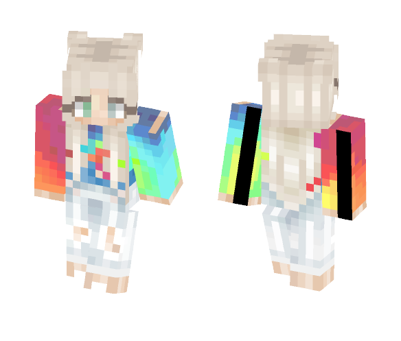 Tie dye! ♡ - Female Minecraft Skins - image 1