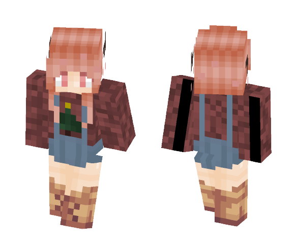 X-mas Deer Girl - Girl Minecraft Skins - image 1
