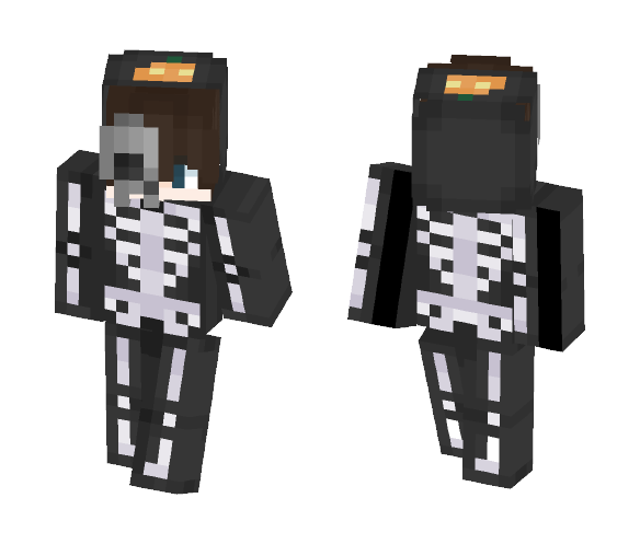 Skeleton Boy - Boy Minecraft Skins - image 1
