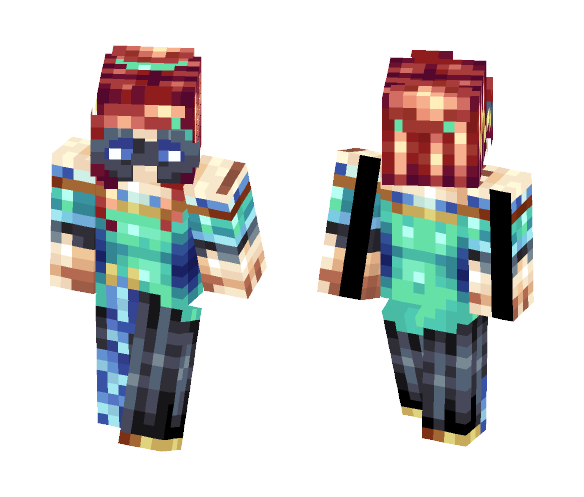 Masquerade Peacock - Female Minecraft Skins - image 1