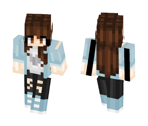 Ripped Jeans and Jean Jackets - Female Minecraft Skins - image 1