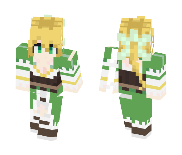 Leafa | SAO - Female Minecraft Skins - image 1