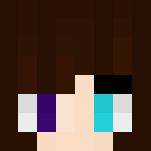 Aqua and Purple - Female Minecraft Skins - image 3
