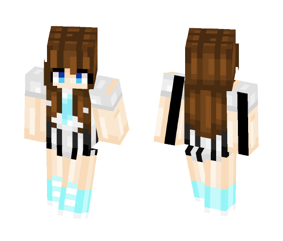 Shading my sisters skin :D - Female Minecraft Skins - image 1