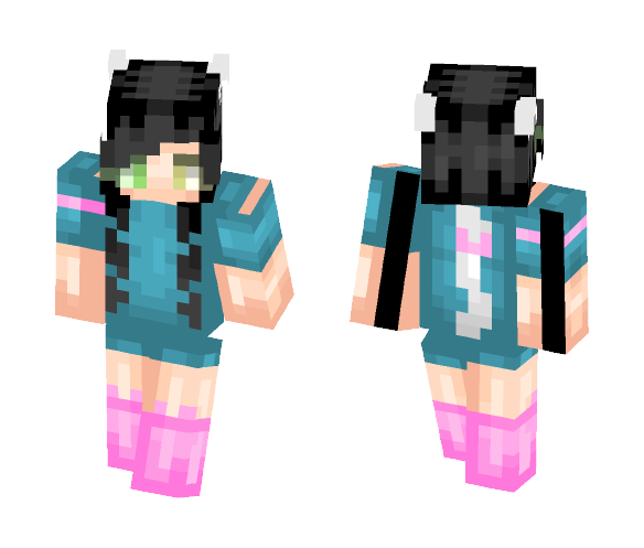 Request -Neko Girl OC- - Girl Minecraft Skins - image 1