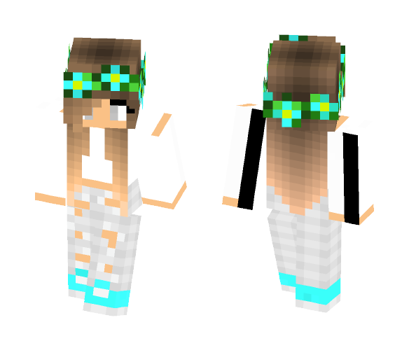 Coco teal final - Female Minecraft Skins - image 1