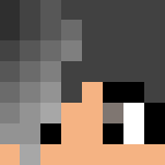 Gray and black haired girl - Color Haired Girls Minecraft Skins - image 3